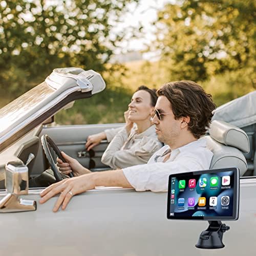 DriveLink Vezeték nélküli Hordozható Autó Sztereó Apple Carplay Vezeték nélküli Android Auto 7 Hüvelykes IPS érintőképernyő Autó Játszani