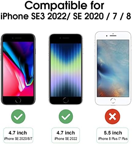Arae képernyővédő fólia iPhone SE3 (2022 3.) / iPhone SE2 (2020-ig 2.) Generációs iPhone, ipod 7 / iPhone 8, HD Edzett Üveg Anti