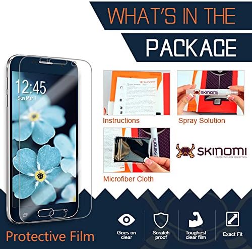 Skinomi képernyővédő fólia Kompatibilis Galaxy S7 Edge (2 Csomag)(Ügy Barátságos) Tiszta TechSkin TPU Anti-Buborék HD Film