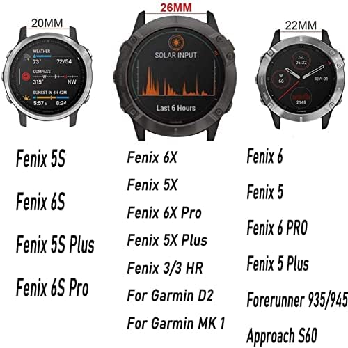 EGSDSE 22 26mm Watchband Szíj, A Garmin Fenix 7 Fenix 6 5 5Plus 935 945 Szilikon Easyfit Karszalag A Fenix 7x 6x 5x Watchband