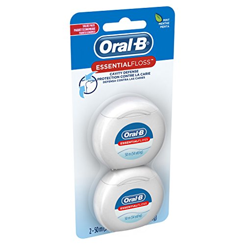 Oral-B EssentialFloss Üreg Védelem Fogselyem, 50 M, 2 Csomag
