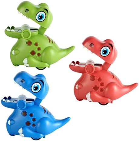 TOYANDONA 3pcs Kis Dinoszaurusz Vissza Autó Gyerekek Autók Játék Gyerekek Playsets Játékok Korai Tanulás, Játék, Mozgó Játék Dinoszauruszok