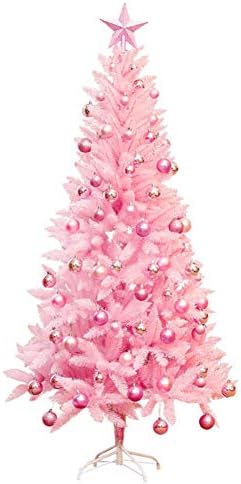 K. LSX Rózsaszín karácsonyfa, Előre Ágy Mesterséges karácsonyfa Fehér Fém Állvány Home Office Bolt Hotel-a Dekoráció