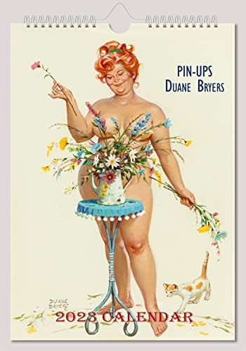 Hilda által Duane Bryers Fali Naptár 2023 Szerkesztése 1 a Pin-Up Pufók Lány Retro Régi A4