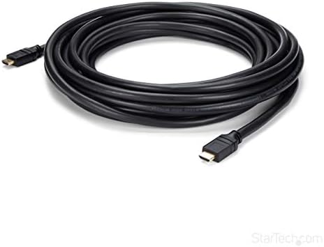 StarTech.com 35ft Csatlakozó Névleges HDMI Kábel, 4K nagysebességű Hosszú HDMI Kábel w/ Ethernet, 4K30 UHD, 10.2 Gbps HDCP 1.4, A Fali