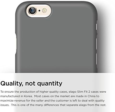 elago Slimfit2 az Esetben Az iPhone 6 Plus (5.5 hüvelykes) + HD Szakmai Képernyőn Filmet Tartalmazza - Teljes Kiskereskedelmi Csomagolás
