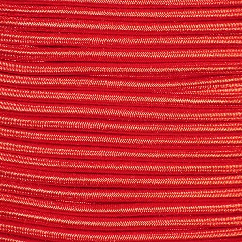 Tengeri Mesterek 15ft 1/8 Inch Piros Bungee Sokk Kábel (15 Láb)