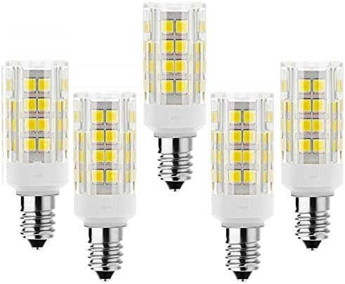 E12 4W LED Izzó (Egyenértékű 40W) Meleg Fehér 3000KT3/T4 gyertyatartó Bázis Izzó Mennyezeti Ventilátor Dekoratív Világító Torony