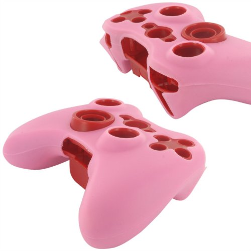 eForBuddy Puha Szilikon Védő Bőr Esetben Fedezi az Xbox 360 Vezérlő, Rózsaszín