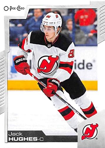 2020-21 O-Pee-Chee 70 Jack Hughes New Jersey Devils NHL Jégkorong Trading Card