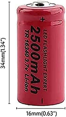 ASPT Akkumulátorok 3,7 V 2500Mah 16340 Újratölthető Li Lítium-ION Akkumulátor VL123A Dl123A 5018LC Cr123A Cr17345 K123A,4 Db