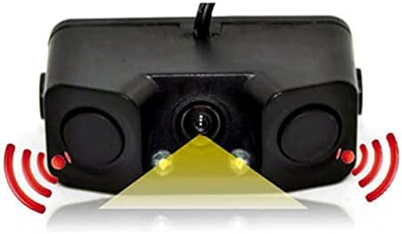 3in1 Videó Parkolás Támogatás Érzékelő Biztonsági Radar tolatókamera + 4.3 inch LCD Autó Visszapillantó Tükör Monitor Videó Parkoló