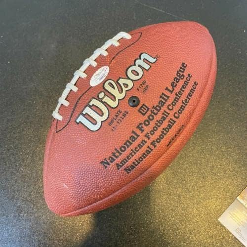 Terry Bradshaw Super Bowl-XIII. - XIV MVP Aláírt Wilson NFL Labdarúgó-SZÖVETSÉG COA - Dedikált Focilabda