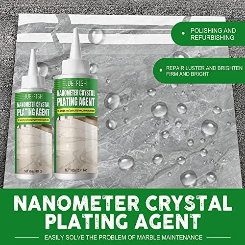 2 Csomag Márvány Nano Crystal-Rel Ügynök, Kristály Kő Borítás Ügynök, Nano Crystal Bevonat Ügynök Konyha, Műanyag Crystal Bevonat Ügynök