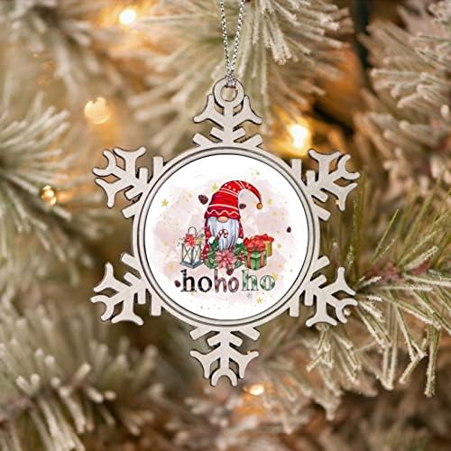 Ón Hópehely Karácsonyi Díszek Aranyos Gnome Hohoho Karácsonyi Dekorációk, Díszek Lógó Fém Dísztárgyak, Téli Csodaország Dekoráció karácsonyfa