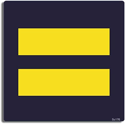 Felszerelés Tatz - Egyenlőség, az Emberi Jogok Szimbólum - Liberális Politikai - Matrica - 3.5 x 3.5 cm - Szakmailag Készült Az USA-ban