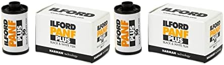 Ilford Pan F Plus 35 mm-es Fekete-Fehér Negatív Tekercs Film Csomag (36 Kitettségek, 2-Pack) (2 Elem)