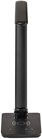 Safco Termékek 1001BL Vámpír LED-Modern ABS asztali Lámpa, USB Port, valamint Dimmer Kapcsoló, Fekete