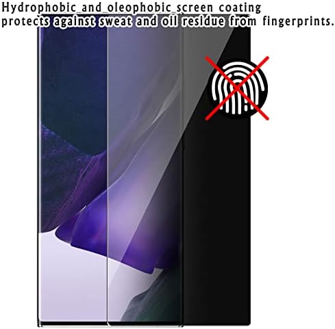 Vaxson Adatvédelmi képernyővédő fólia, kompatibilis YUMKEM U221 10.1 Tablet Anti Kém Film Védők Matrica [ Nem Edzett Üveg ]