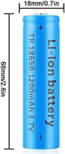 MORBEX 18650 Akkumulátorok, 3,7 V 18650 Akkumulátorok 1200mAh Li Lítium-ION Akkumulátor Nagy Kapacitású Gomb Felső Akkumulátor