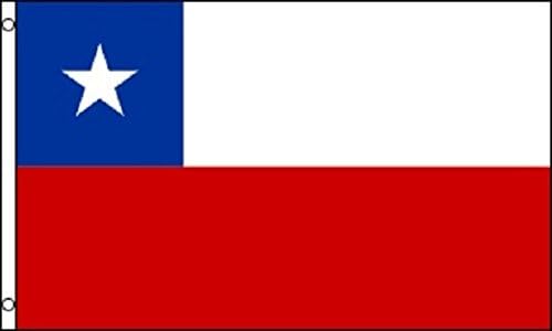 B&Y 3x5 Chile Chilei Zászló Ország Banner Dél-Amerikai Zászlót Bandera Szabadtéri Új