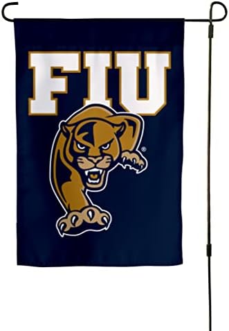 Floridai Nemzetközi Egyetem Kert Zászló Párducok FIU Banner Poliészter (Design)
