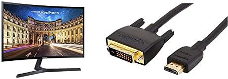 A SAMSUNG ELECTRONICS LC27F398FWNXZA SAMSUNG Electronics C27F398 27 Hajlított Monitor & Basics CL2 Névleges HDMI Bemenet, VGA, DVI