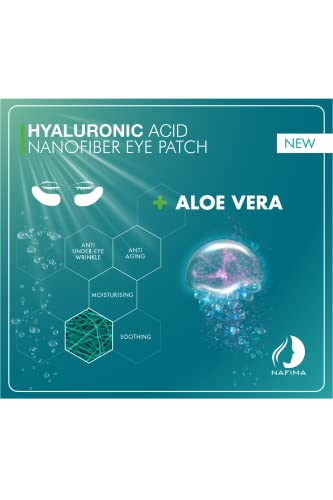 Nafima Száraz Hialuronsav+AloeVera Nanofiber Kozmetikai Szépség EyePatch