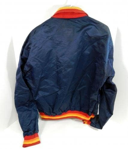 1980-as évek 1990-es évek Elején Houston Astros Játék Használt, sötétkék blézer XL DP32899 - Játék Használt MLB Kabátok