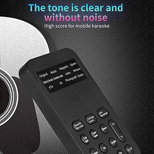 BHVXW Új Hang Váltó Mini, Hordozható, 12 Hang Változó Modulátor Állítható Hang Funkciók Telefon Számítógép hangkártya Mikrofon Eszköz