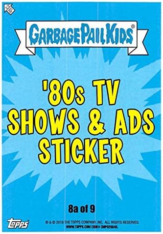 2018 Topps Szemetes Gyerekek Sorozat 1 Utáljuk a 80-as években a Kereskedelmi Kártyák 80-as évek TV-MŰSOROK, valamint a HIRDETÉSEK