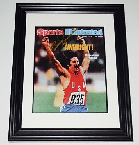 Bruce Jenner Dedikált 8x10-es Színes Fénykép (keretes & Gubancos) - Usa Olimpia! - Dedikált Olimpiai Fotók