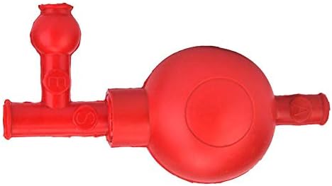 Elszívó Izzó Hármas Mennyiségi Szívó Labdát Pipetta Szívó Izzó Labor Mennyiségi szívó labdát(Piros)