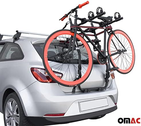 OMAC 3 kerékpártartó a Volkswagen Touareg II. 7P 2014-2018 Fekete | Csomagtartóba Szerelhető kerékpártartó 99 Kg Terhelés Összecsukható Minden
