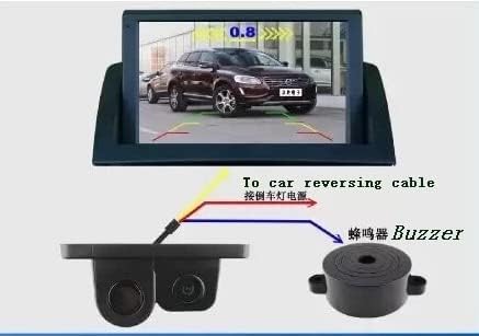 2 az 1-ben tolató Kamera, Biztonsági Kamera, valamint a Parkolás Érzékelő, Könnyen Illeszkedő Univerzális Járművek (2 in 1)