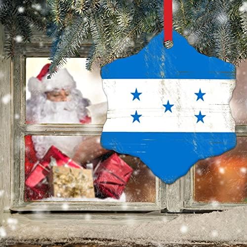 Honduras Zászló Karácsonyi Díszek Honduras Ország Szuvenír Vicces Karácsonyi Lóg Dekoráció Nemzeti Zászló Kerámia Dísz Karácsonyi