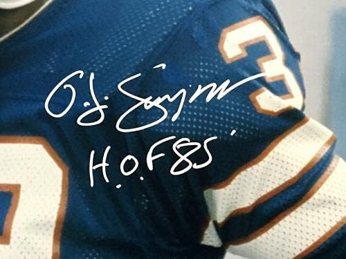 OJ Simpson Buffalo Bills aláírt 16x20 fotó, keretezett Hof 85 Menta Autogramot SZÖVETSÉG COA - Dedikált NFL-Fotók