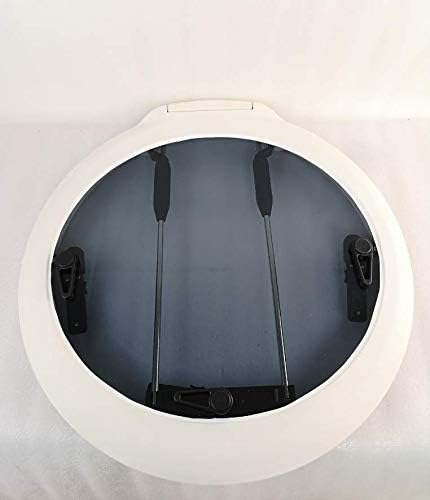 MAYGOOD 625mm Átmérőjű Kerek Tengeri Minőségű Nylon Hajó tolóajtó, Ablak Edzett Üveg, Trim Gyűrű 00545