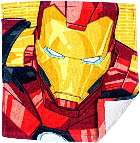 30 X 30cm Unisex Méret Iron Man Pamut Törölköző Bosszúállók Rajzfilm Arcát Kendővel Törölköző
