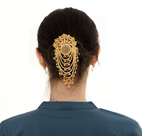 Aakarshana Ékszerek, Haj Tartozékok Indiai Hagyományos Stílus minden olyan alkalmak, nagyon szépen kialakított haj-pin 6