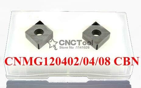FINCOS 2DB CNMG120402 / CNMG120404/ CNMG120408 CBN Lapkák,CNC CBN Gyémánt Helyezze be az Esztergáló Szerszámok, Lapkák a MCLNR - (Lapka Szélesség(mm):