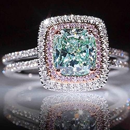 Ideges Gyűrűk Csomag Luxus Gyűrű Kő Vágott Esküvői Ékszer Kézzel Készített Fehér Eljegyzési Ajándék Fülbevaló Vintage Stílusú