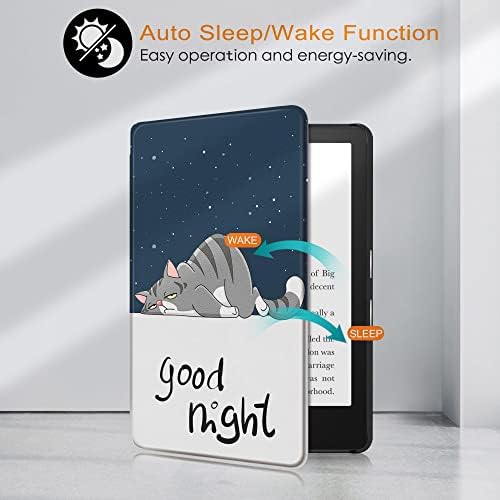 Minden esetben-Új Kindle 10 Gen 2019 Kiadás Csak-Legvékonyabb&Legkönnyebb Smart Cover Automatikus Wake/Sleep - Támogatás hátlap adszorpciós(Nem