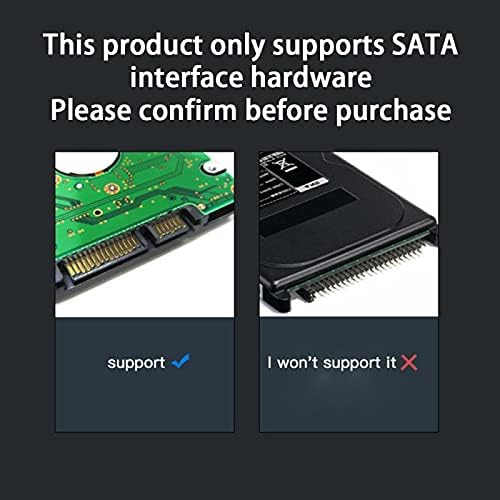 Csatlakozók USB 3.0-ás Mobil Merevlemez Doboz 2,5 Hüvelykes SATA Merevlemez Doboz SSD Csúszó Fedelet Rács Szerkezetű Mobil Külső HDD