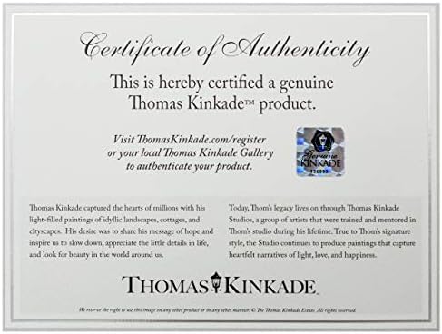 Thomas Kinkade Studios Mickey Viktoriánus Karácsony 8 x 10 Galéria Csomagolva, Vászon