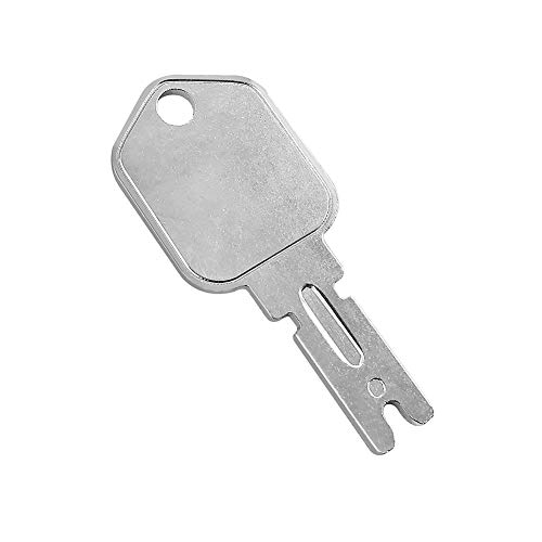 QWORK Gyújtás Kulcsok, 10 Pack 166 Targonca Kulcs Hyster Nehéz Felszerelés Kulcs Clark Yale Hyster Komatsu Korona