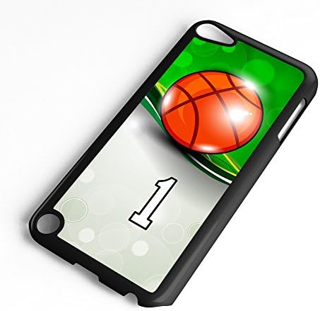 iPod Touch Case 6. Generációs vagy 5. Generációs Kosárlabda 6200 Választani Minden Játékos Jersey-1-es Fekete Műanyag Testreszabható