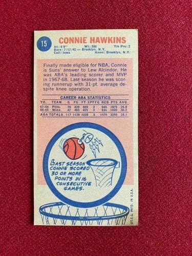 1969-70, Connie Hawkins, TOPPS Újonc Kosaras Kártya (Szűkös/Vintage) - Aláíratlan Kosárlabda Kártyák