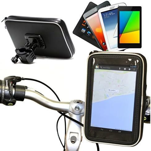 Navitech Ciklus / Kerékpár / Bicikli Vízálló tartó Hegy, Valamint az Esetben Kompatibilis A 7 Hüvelykes Tablet, Valamint eReaders