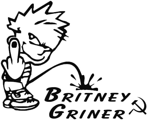 Pisilni Britney Griner Matrica csekkel Egyedi Design - Több Színben, s Méretben